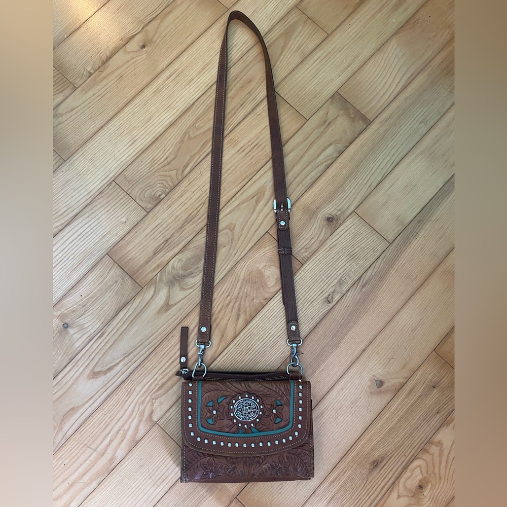 American West purse with removable strap